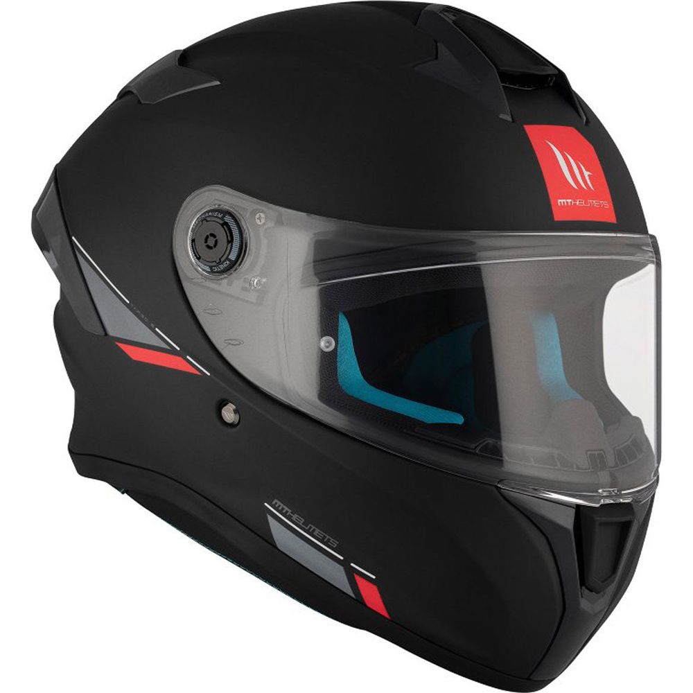 MT Targo S Solid ECE-22.06 Full Face Helmet Matt Black FREE 1 YEAR Returns, FREE UK Delivery | ThrottleChimp