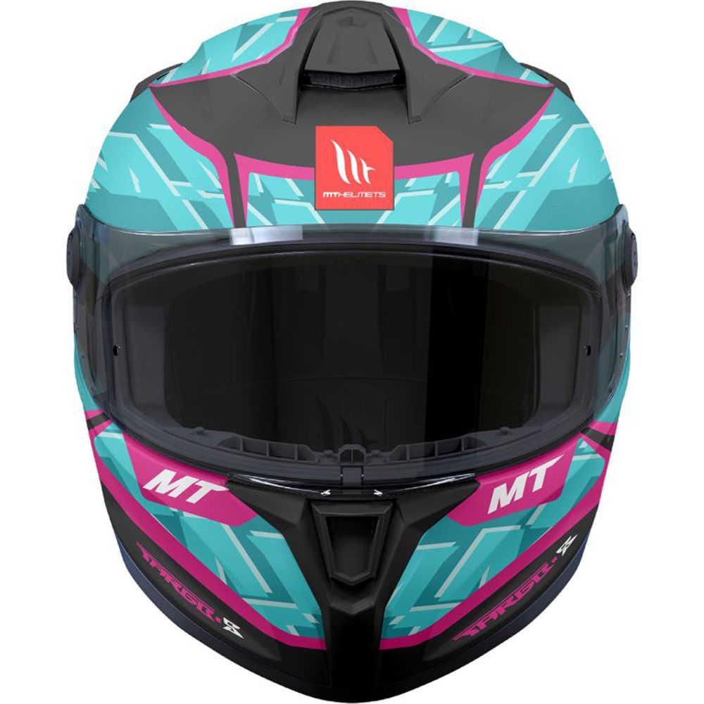 MT Targo S Surt C8 Full Face Helmet Matt Black / Blue / Purple FREE 1 YEAR Returns, FREE UK Delivery | ThrottleChimp