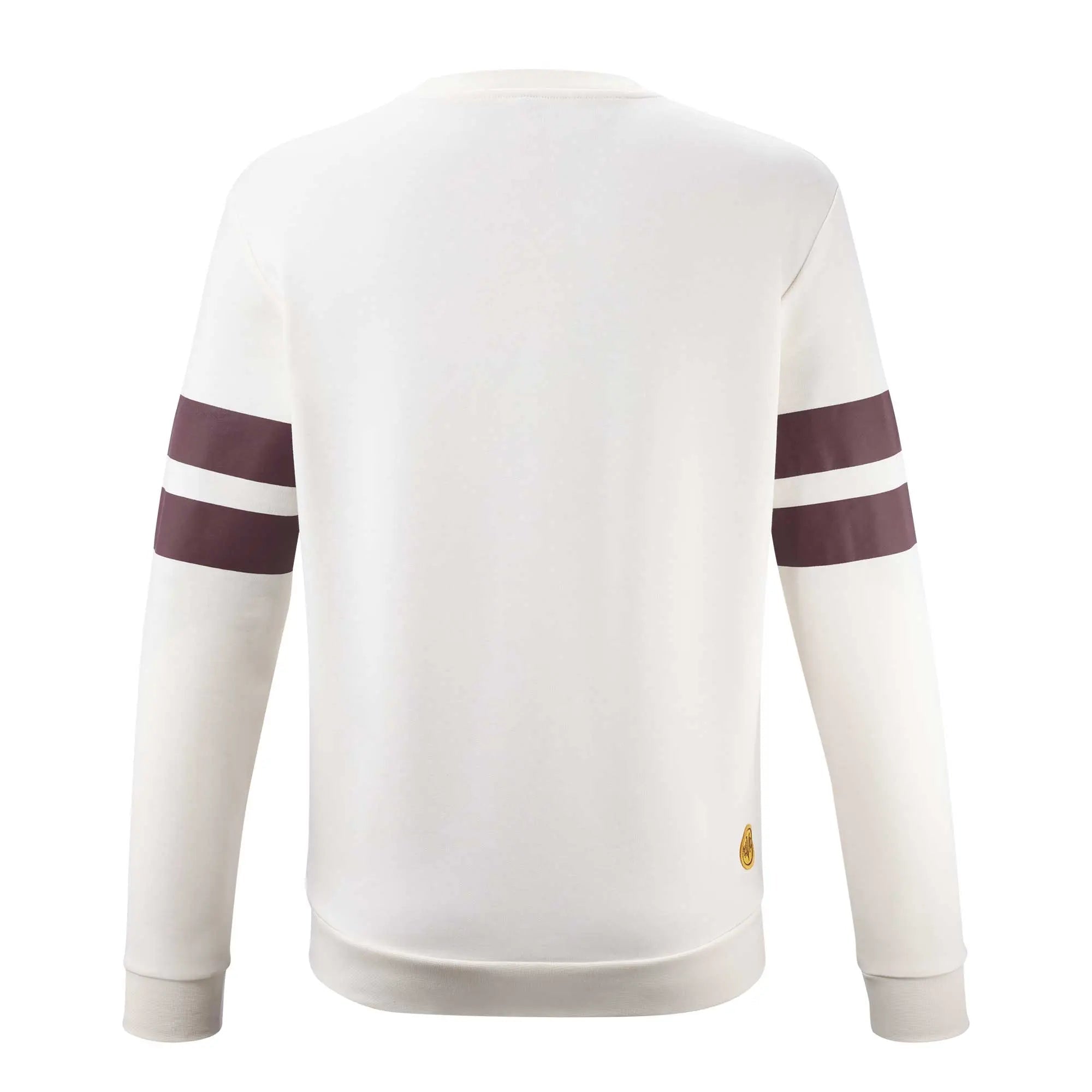 Mavic Heritage Logo Cycle Jumper Off White / Aubergine - FREE 1 YEAR Returns, FREE UK Shipping | ThrottleChimp