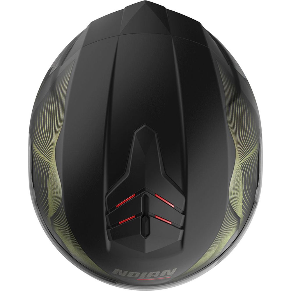 Nolan N80-8 Powerglide N-Com Full Face Helmet Flat Black / Gold FREE 1 YEAR Returns, FREE UK Delivery | ThrottleChimp