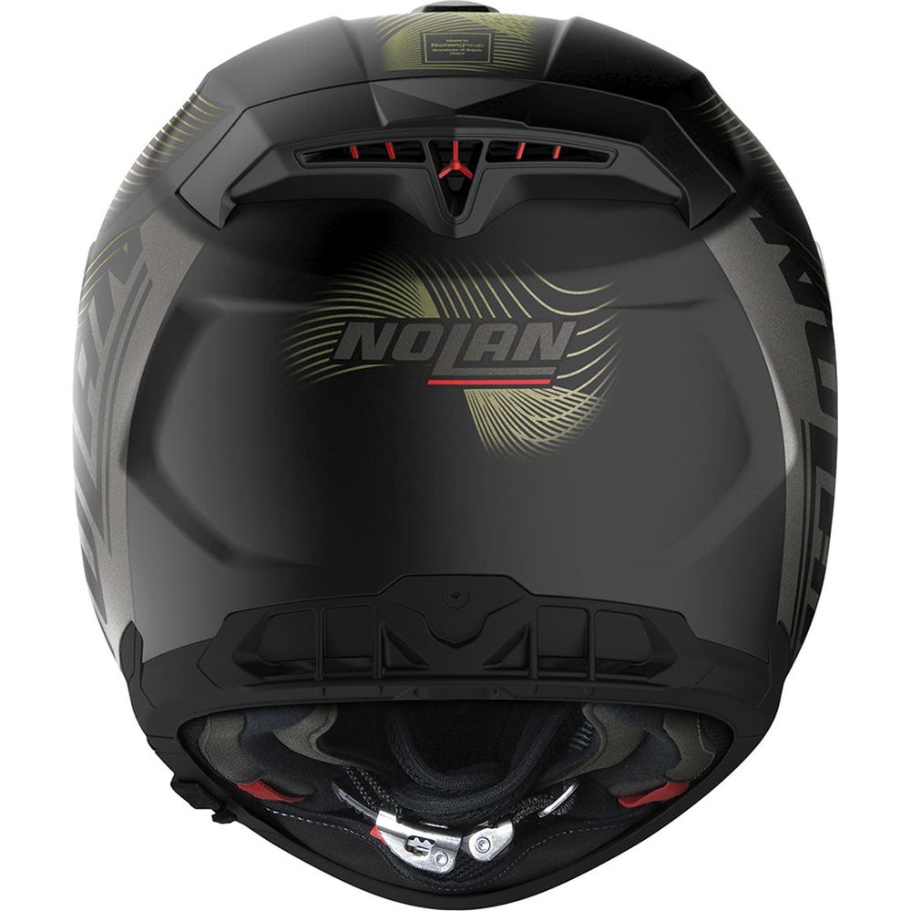 Nolan N80-8 Powerglide N-Com Full Face Helmet Flat Black / Gold FREE 1 YEAR Returns, FREE UK Delivery | ThrottleChimp