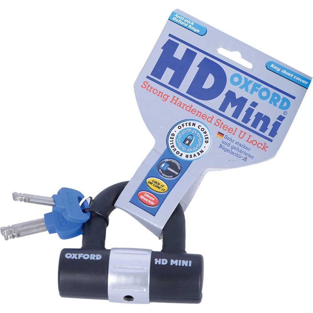 Oxford HD Mini Shackle Disc Lock FREE 1 YEAR Returns, FREE UK Delivery | ThrottleChimp
