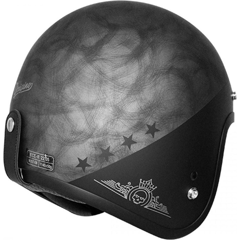 Origine Primo ECE 22.06 Open Face Helmet Rocker Matt Silver FREE 1 YEAR Returns, FREE UK Delivery | ThrottleChimp