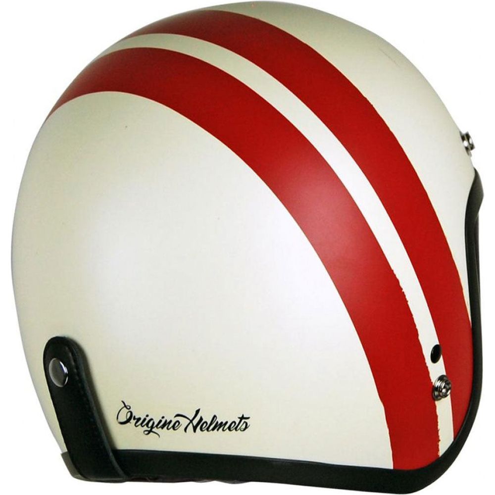 Origine Primo ECE 22.05 Open Face Helmet Jack Red / White FREE 1 YEAR Returns, FREE UK Delivery | ThrottleChimp