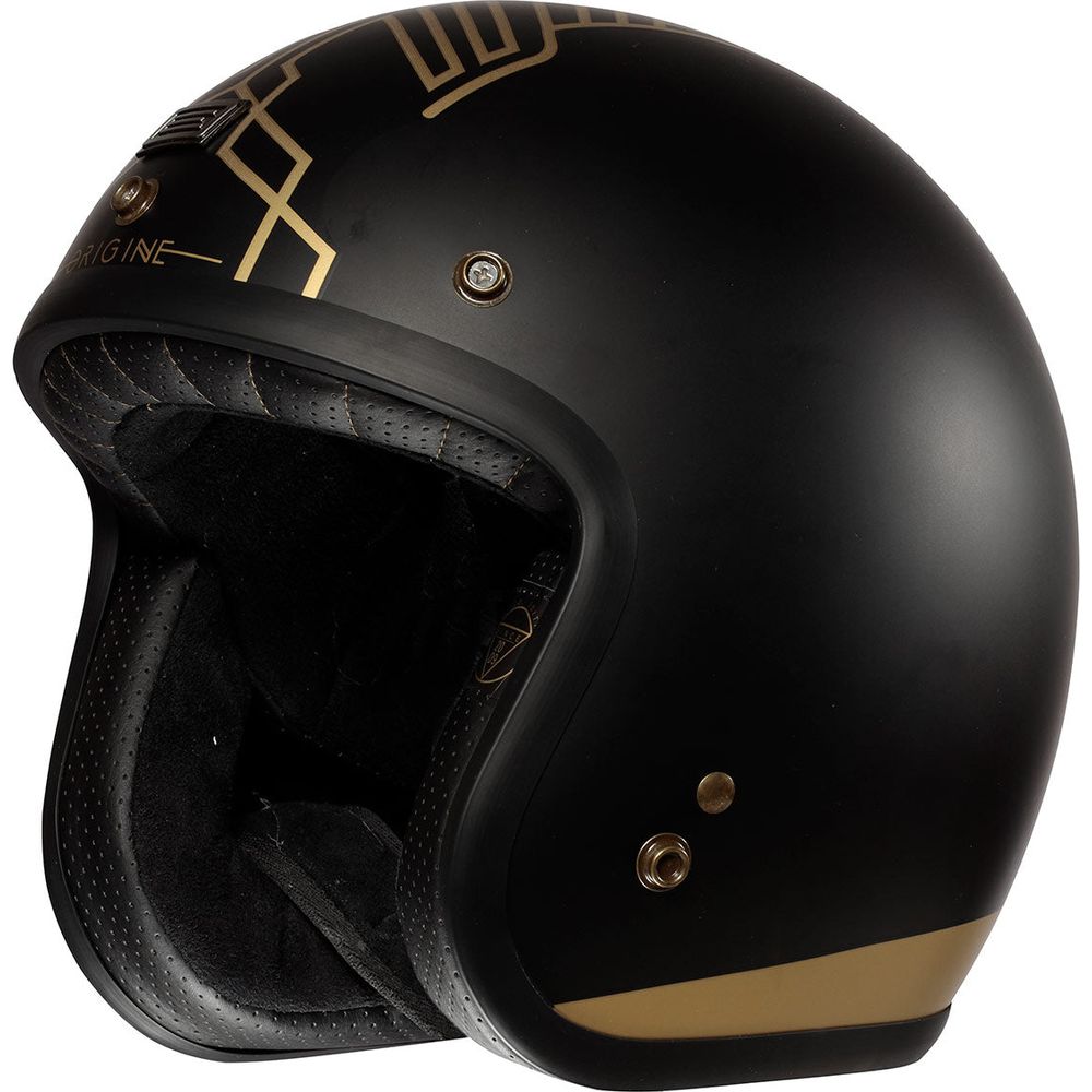 Origine Primo ECE 22.05 Open Face Helmet Limited Edition Ten Matt Black FREE 1 YEAR Returns, FREE UK Delivery | ThrottleChimp