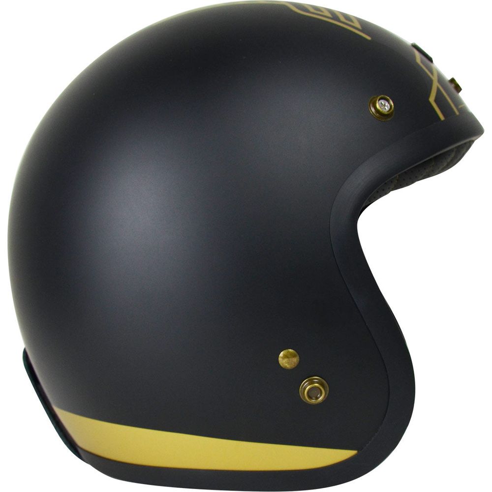 Origine Primo ECE 22.05 Open Face Helmet Limited Edition Ten Matt Black FREE 1 YEAR Returns, FREE UK Delivery | ThrottleChimp