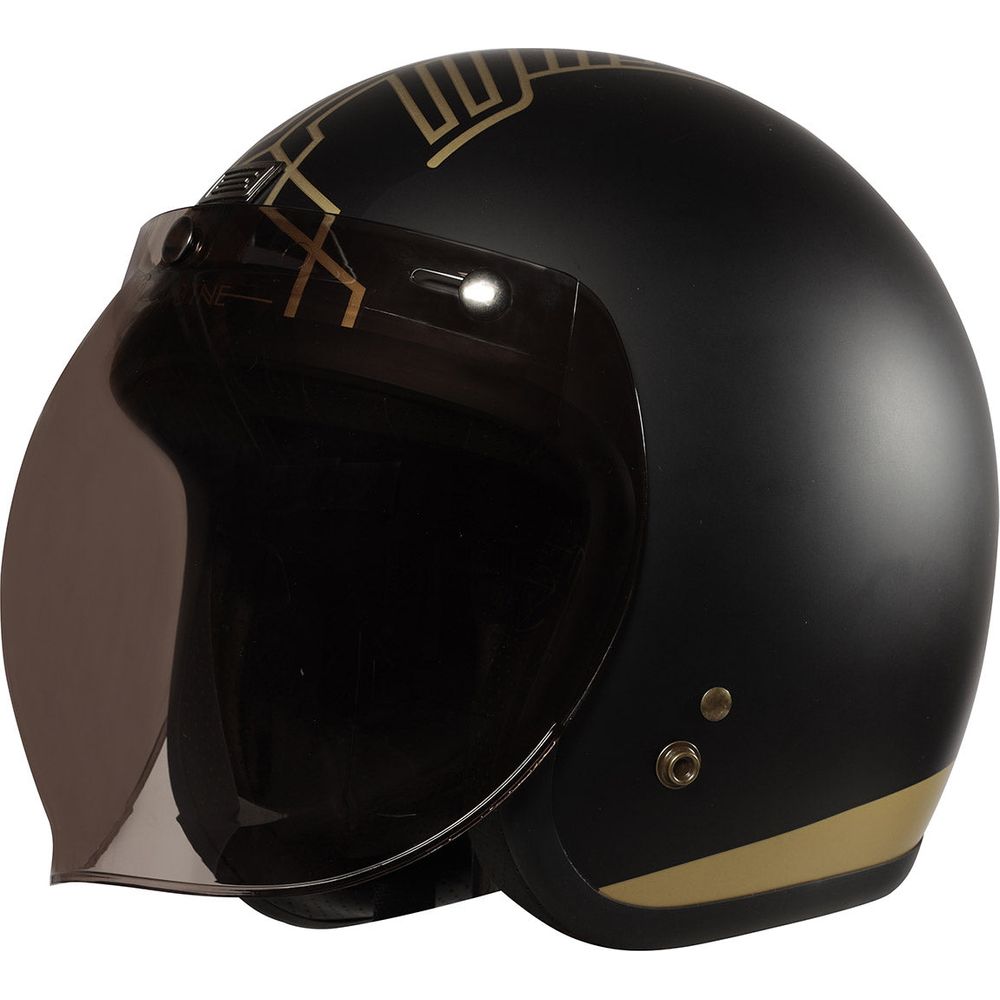 Origine Primo ECE 22.05 Open Face Helmet Limited Edition Ten Matt Black FREE 1 YEAR Returns, FREE UK Delivery | ThrottleChimp