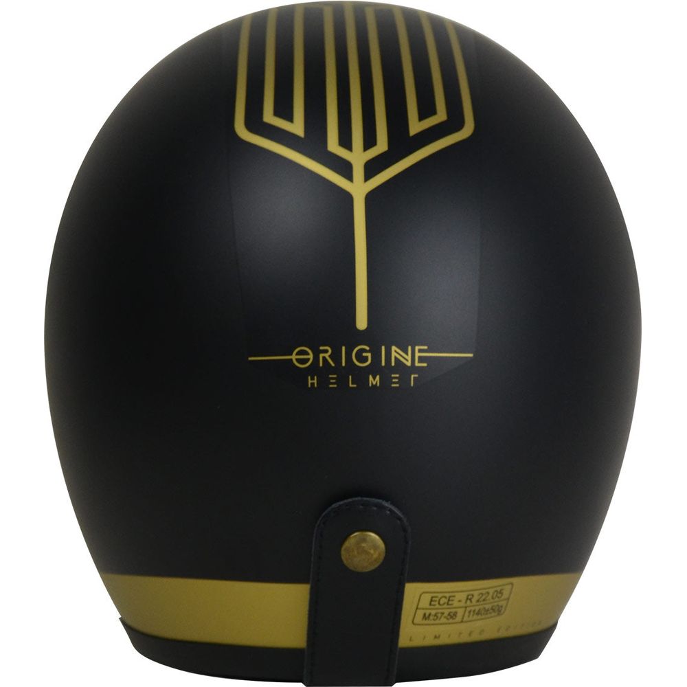 Origine Primo ECE 22.05 Open Face Helmet Limited Edition Ten Matt Black FREE 1 YEAR Returns, FREE UK Delivery | ThrottleChimp