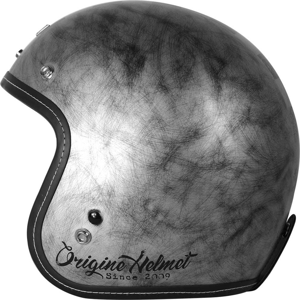 Origine Primo ECE 22.05 Open Face Helmet Scacco Silver FREE 1 YEAR Returns, FREE UK Delivery | ThrottleChimp