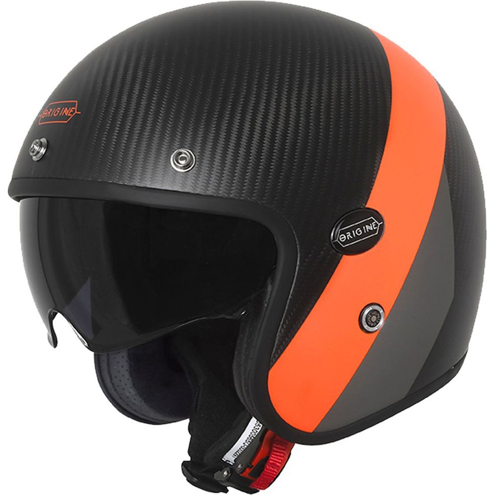 Origine Sirio ECE 22.05 Open Face Helmet Crono Matt Orange FREE 1 YEAR Returns, FREE UK Delivery | ThrottleChimp