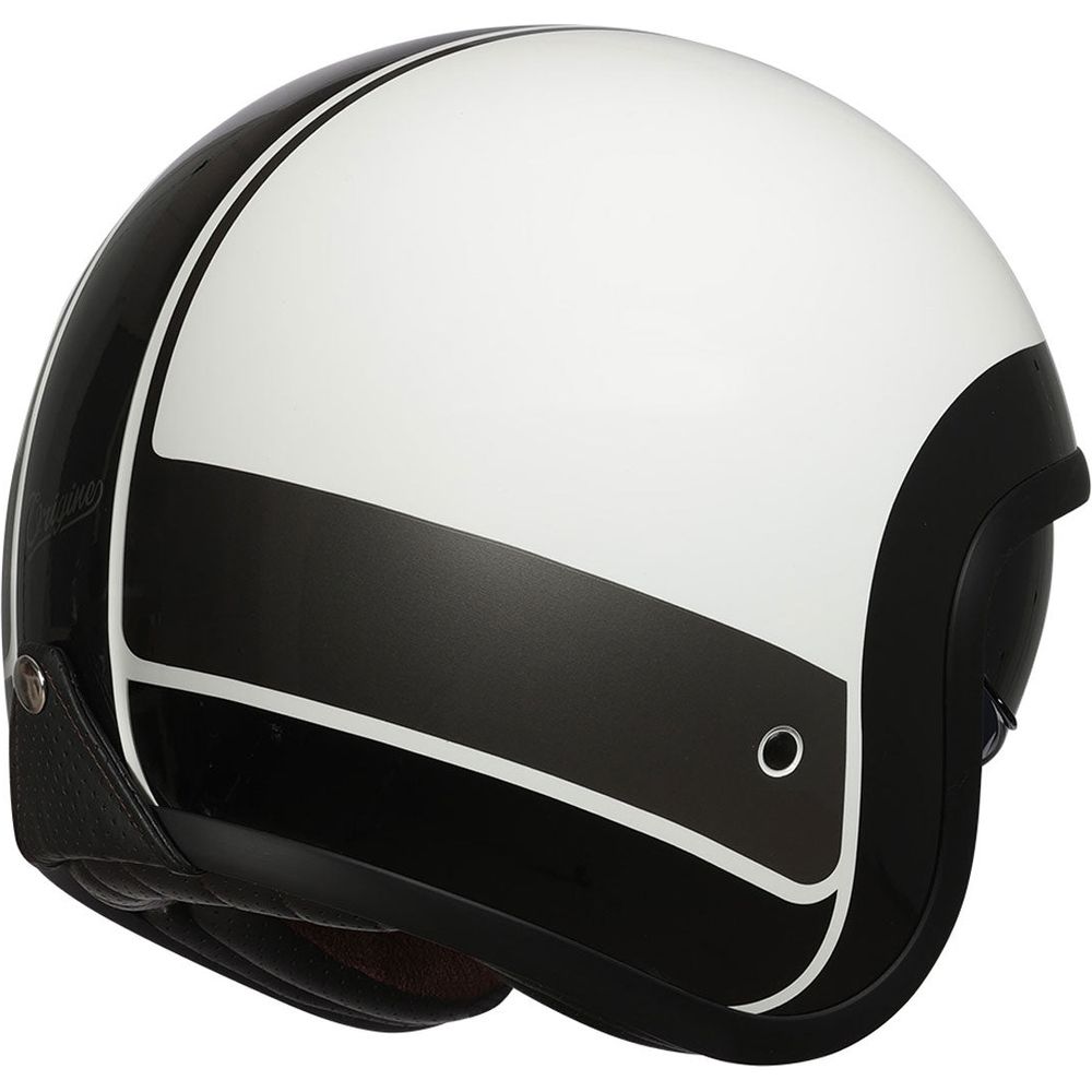 Origine Sprint ECE 22.05 Open Face Helmet Record Black / Gloss White FREE 1 YEAR Returns, FREE UK Delivery | ThrottleChimp