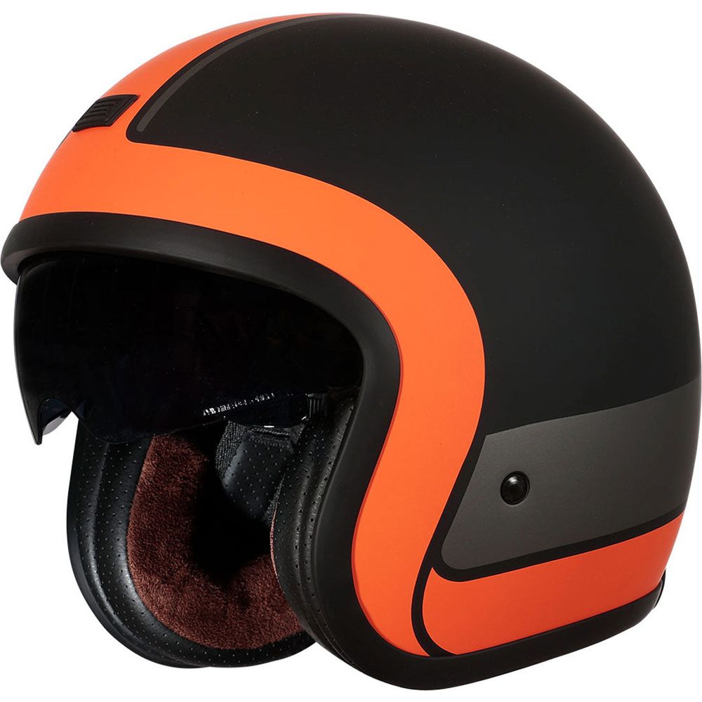Origine Sprint ECE 22.05 Open Face Helmet Record Orange / Matt Black FREE 1 YEAR Returns, FREE UK Delivery | ThrottleChimp