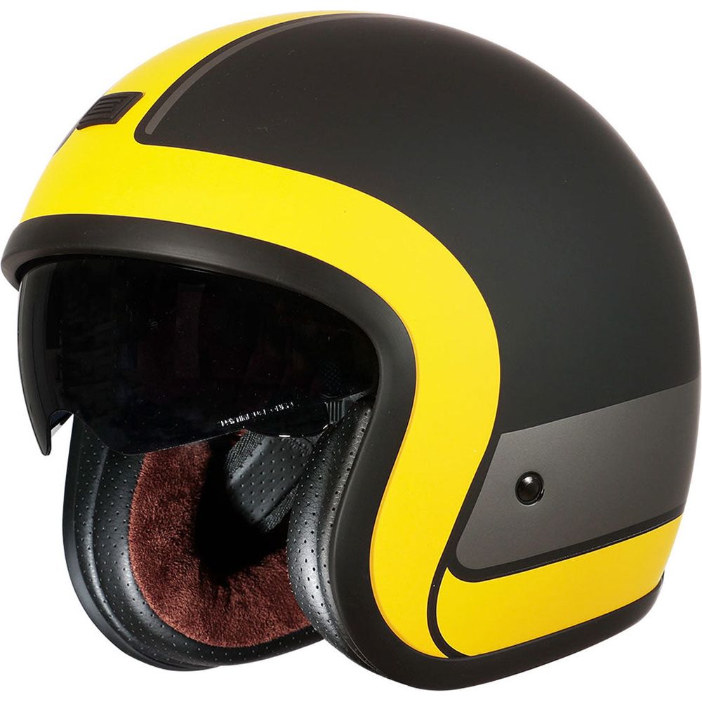 Origine Sprint ECE 22.05 Open Face Helmet Record Yellow / Matt Black FREE 1 YEAR Returns, FREE UK Delivery | ThrottleChimp