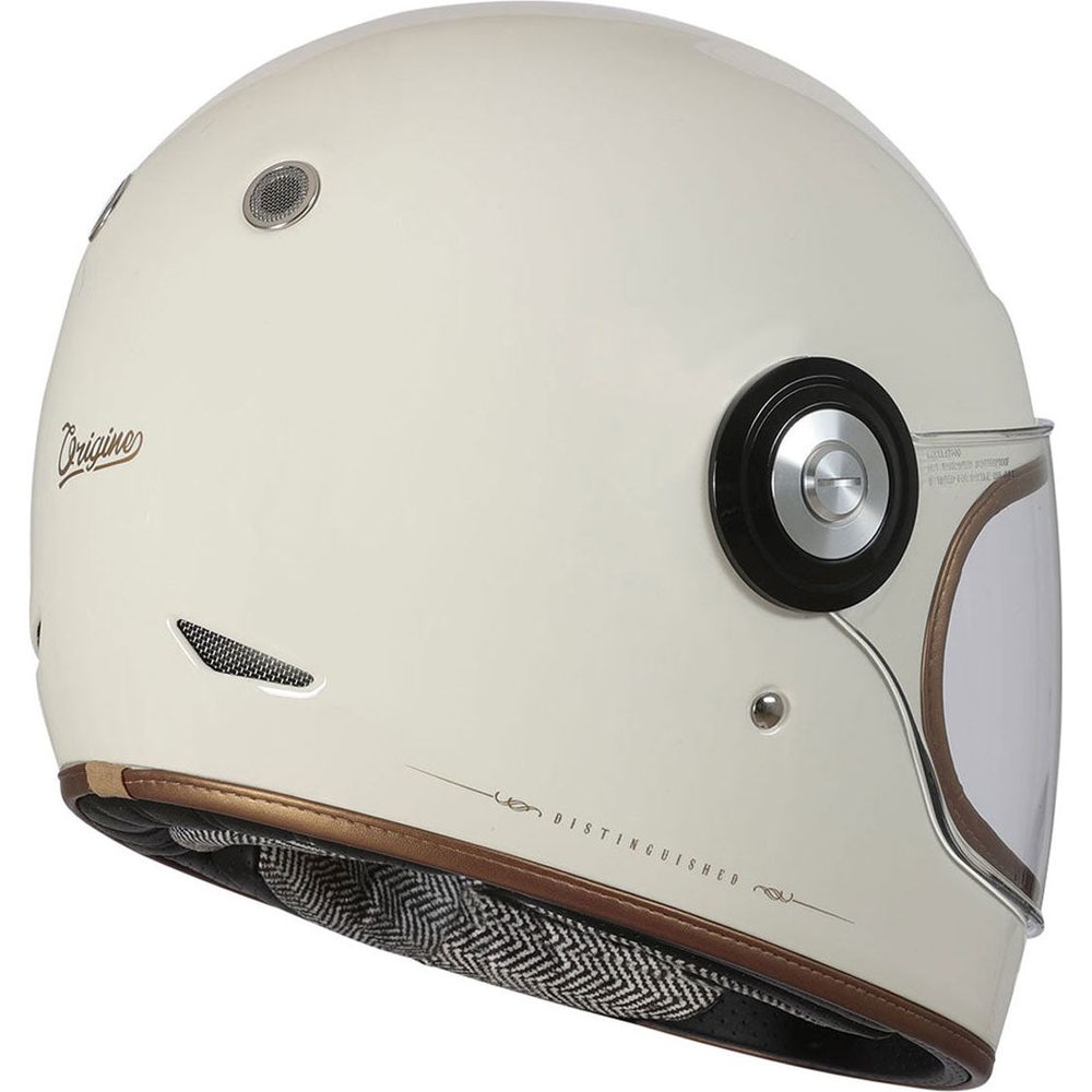 Origine Vega ECE 22.06 Full Face Helmet Distinguished Gloss Cream FREE 1 YEAR Returns, FREE UK Delivery | ThrottleChimp