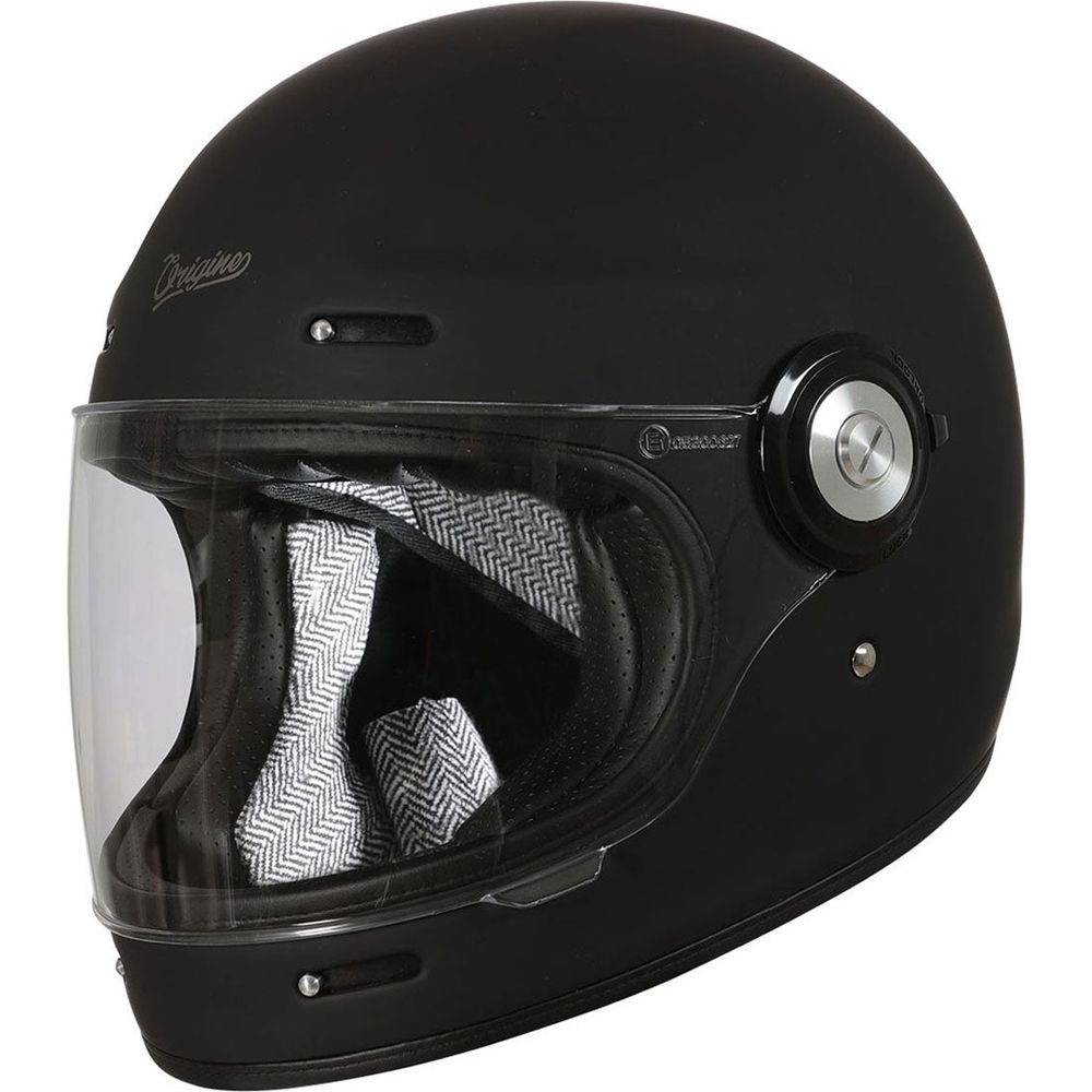 Origine Vega ECE 22.06 Full Face Helmet Distinguished Matt Black FREE 1 YEAR Returns, FREE UK Delivery | ThrottleChimp