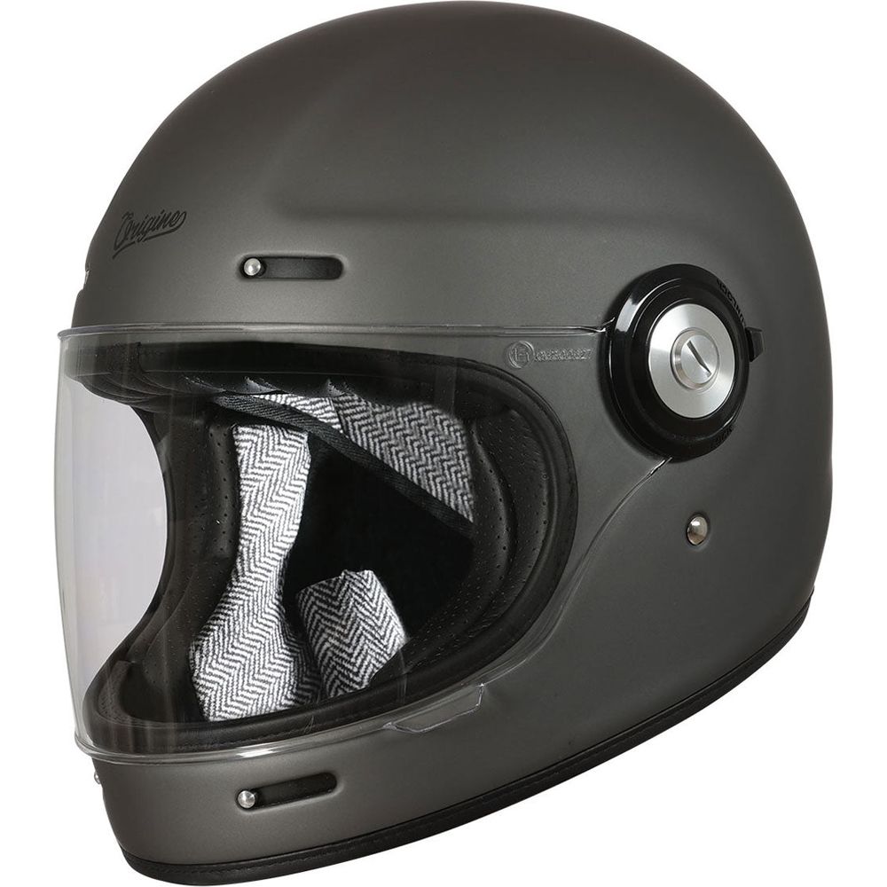 Origine Vega ECE 22.05 Full Face Helmet Distinguished Matt Titanium FREE 1 YEAR Returns, FREE UK Delivery | ThrottleChimp