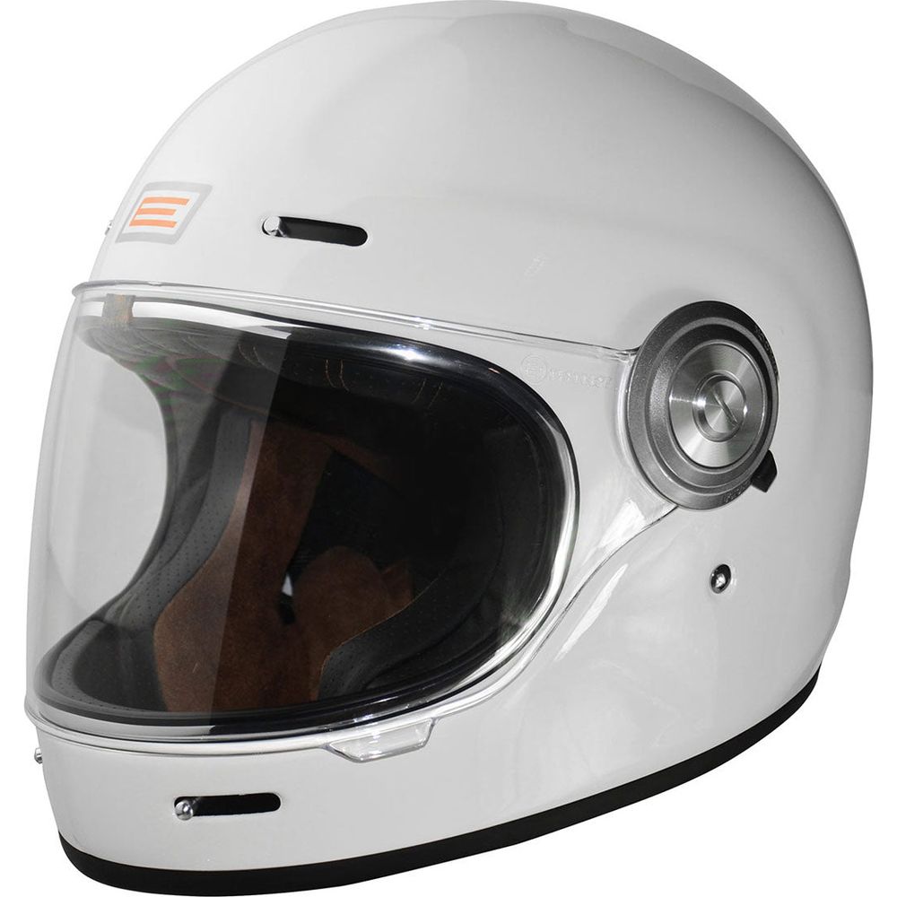 Origine Vega ECE 22.05 Full Face Helmet Solid Gloss White FREE 1 YEAR Returns, FREE UK Delivery | ThrottleChimp