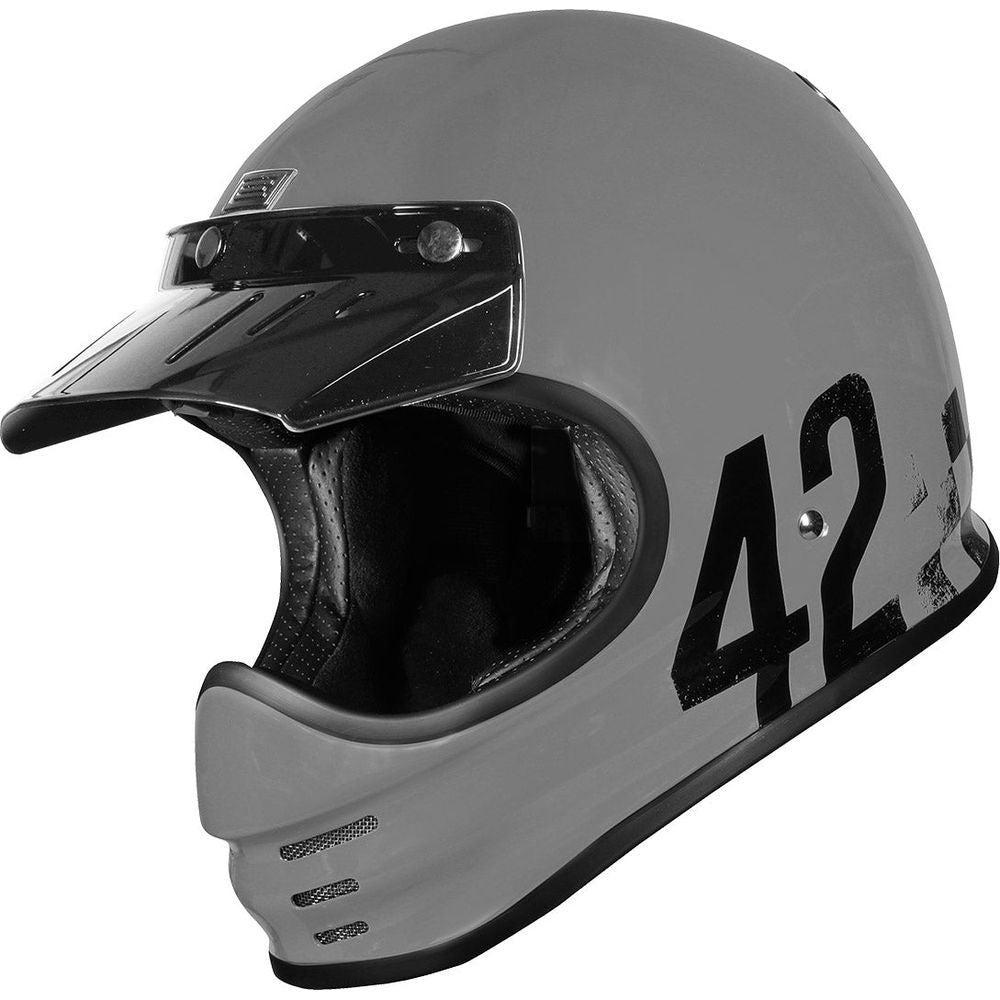 Origine Virgo ECE 22.05 Full Face Helmet Danny Grey FREE 1 YEAR Returns, FREE UK Delivery | ThrottleChimp