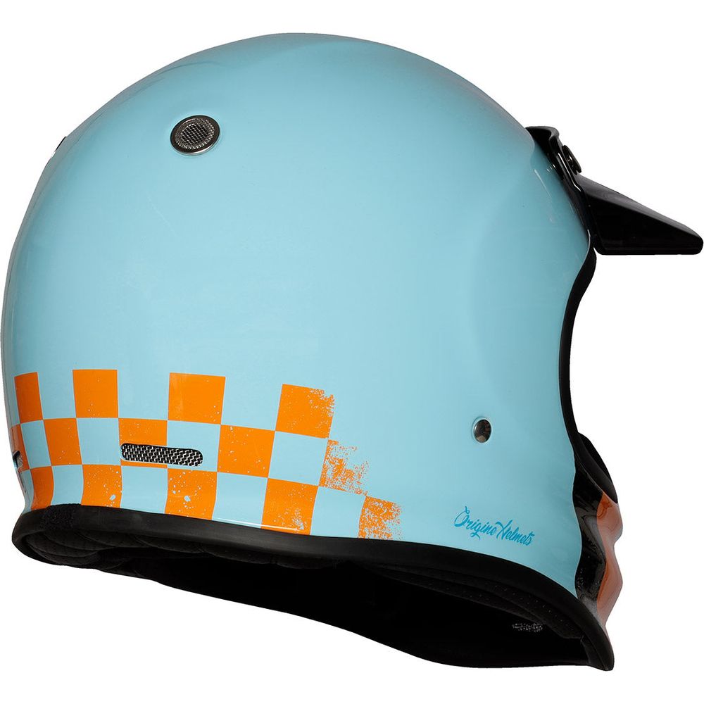 Origine Virgo ECE 22.05 Full Face Helmet Danny Light Blue FREE 1 YEAR Returns, FREE UK Delivery | ThrottleChimp