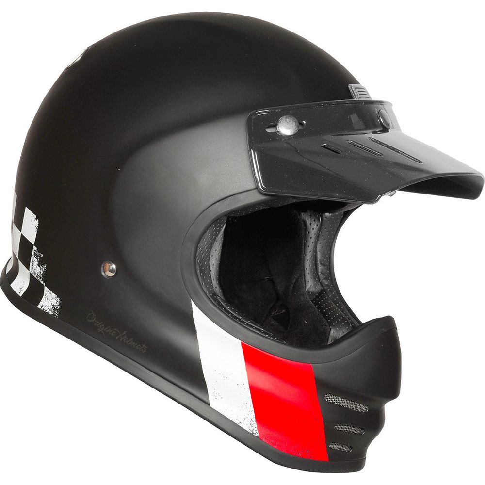 Origine Virgo ECE 22.05 Full Face Helmet Danny Matt Black FREE 1 YEAR Returns, FREE UK Delivery | ThrottleChimp