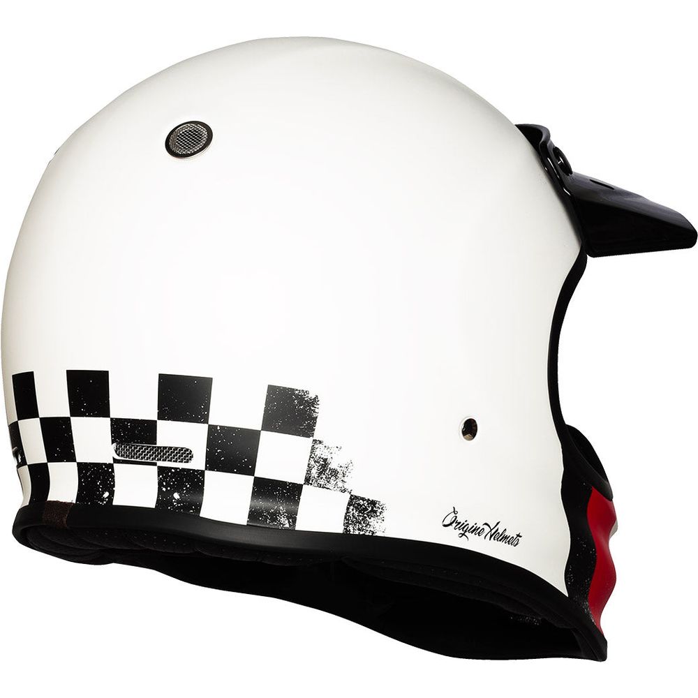 Origine Virgo ECE 22.05 Full Face Helmet Danny Matt White FREE 1 YEAR Returns, FREE UK Delivery | ThrottleChimp