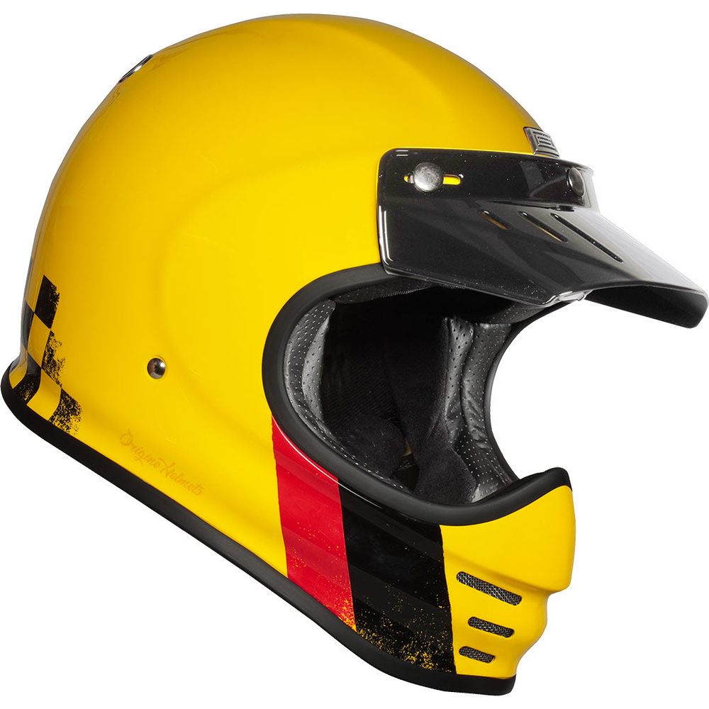 Origine Virgo ECE 22.05 Full Face Helmet Danny Yellow FREE 1 YEAR Returns, FREE UK Delivery | ThrottleChimp