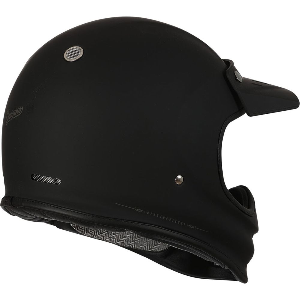 Origine Virgo ECE 22.05 Full Face Helmet Distinguished Matt Black FREE 1 YEAR Returns, FREE UK Delivery | ThrottleChimp