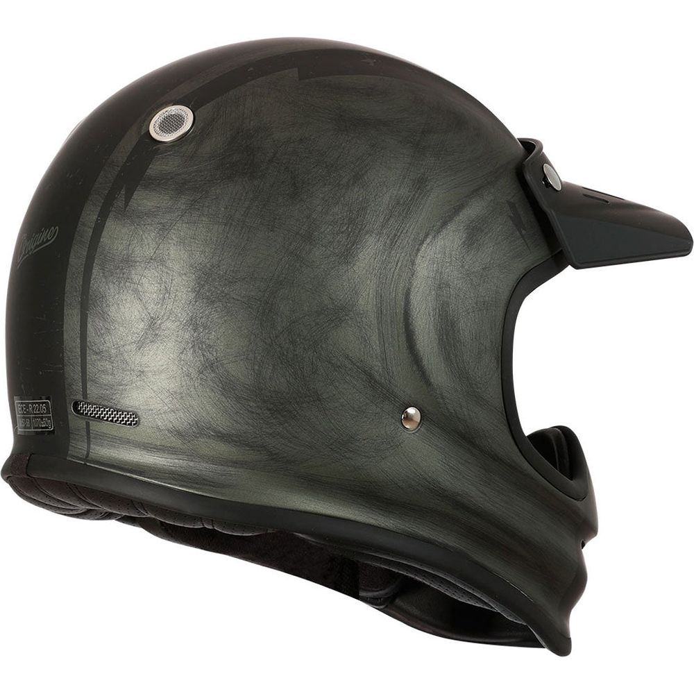 Origine Virgo ECE 22.05 Full Face Helmet Speed Army Green / Black FREE 1 YEAR Returns, FREE UK Delivery | ThrottleChimp