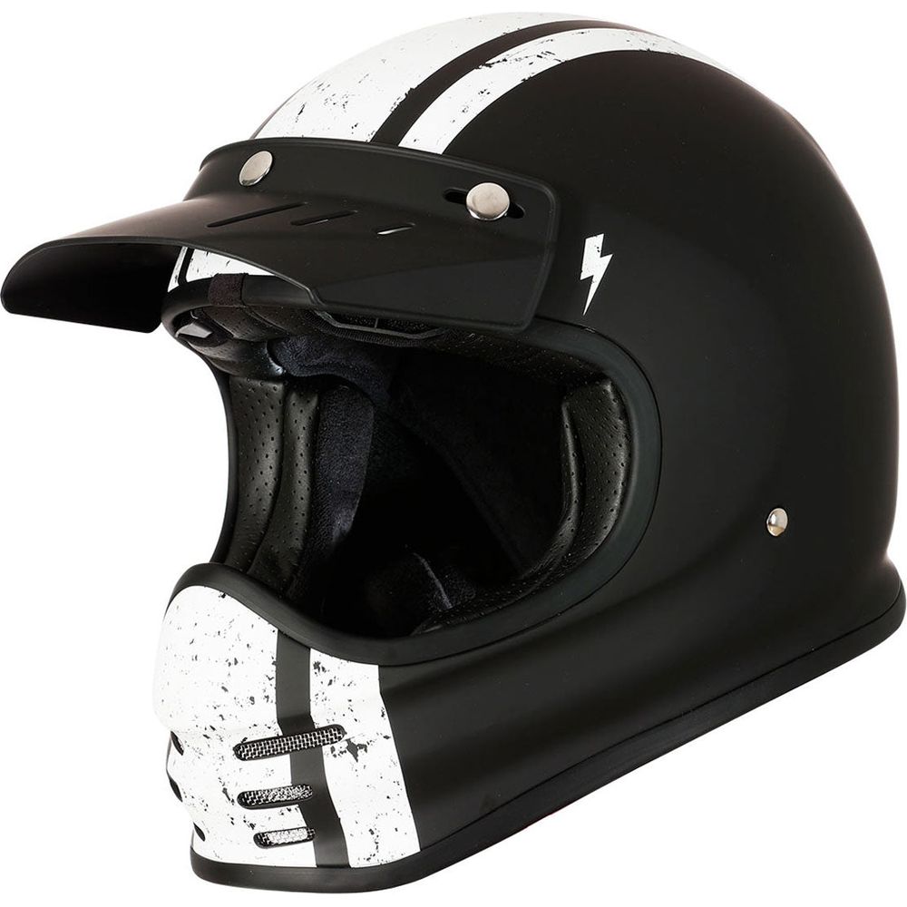 Origine Virgo ECE 22.05 Full Face Helmet Speed Black / White FREE 1 YEAR Returns, FREE UK Delivery | ThrottleChimp