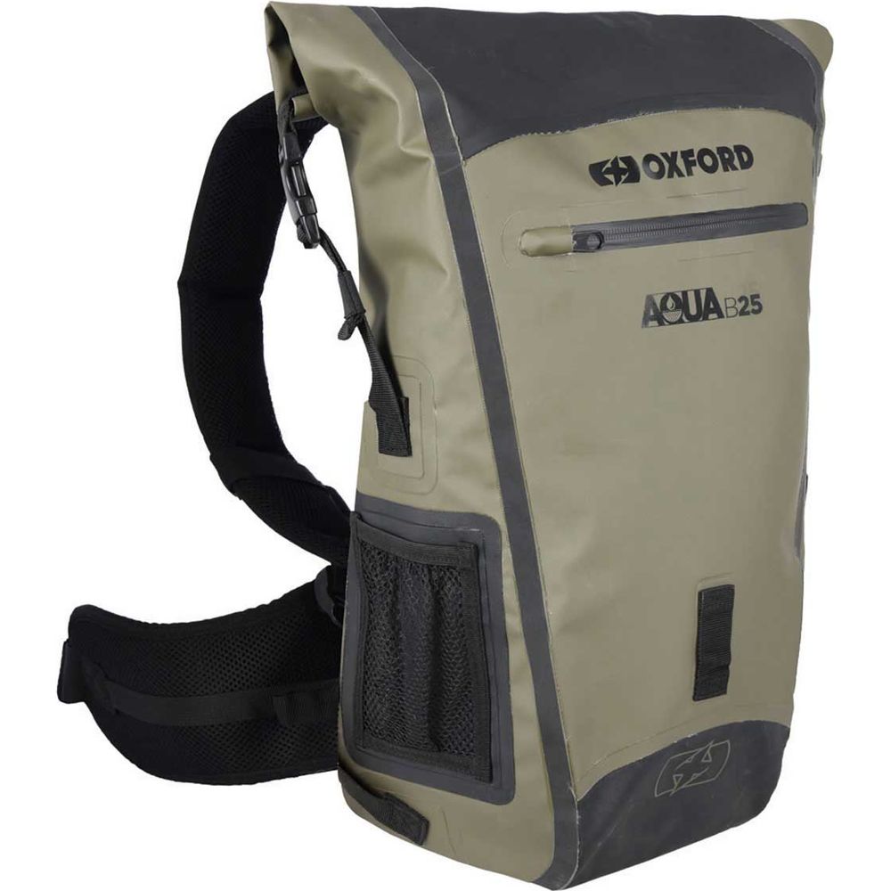 Oxford Aqua B25 Hydro Backpack Khaki / Black - 25 Litres FREE 1 YEAR Returns, FREE UK Delivery | ThrottleChimp