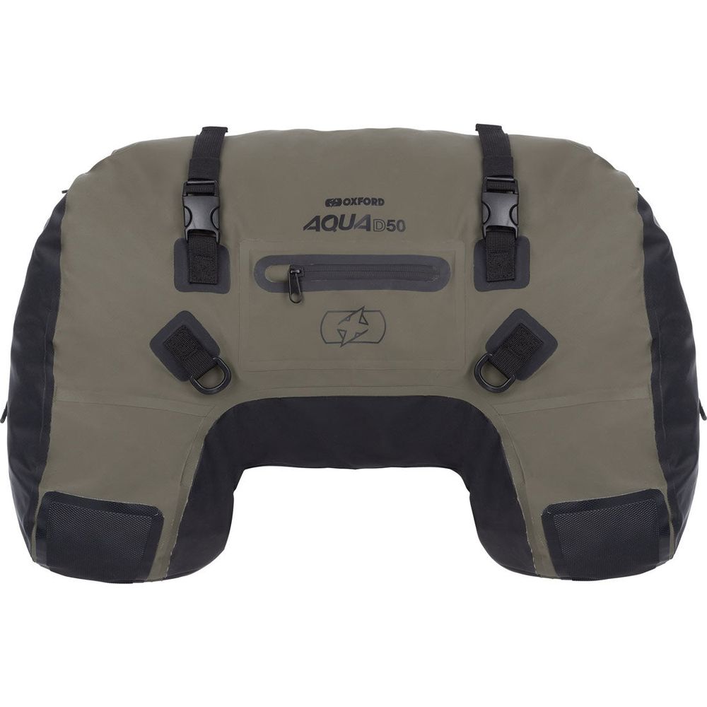 Oxford Aqua D50 Duffle Bag Khaki / Black - 50 Litres FREE 1 YEAR Returns, FREE UK Delivery | ThrottleChimp