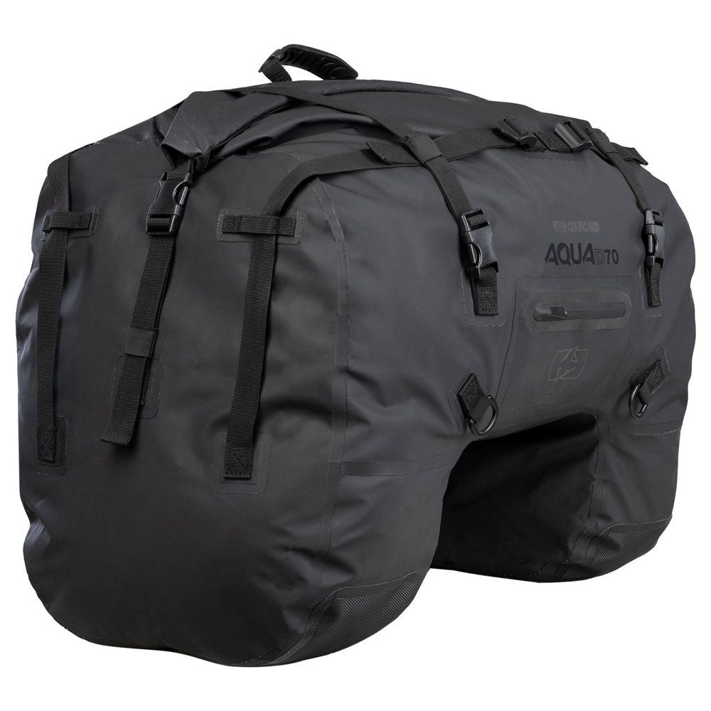 Oxford Aqua D70 Duffle Bag Black - 70 Litres FREE 1 YEAR Returns, FREE UK Delivery | ThrottleChimp