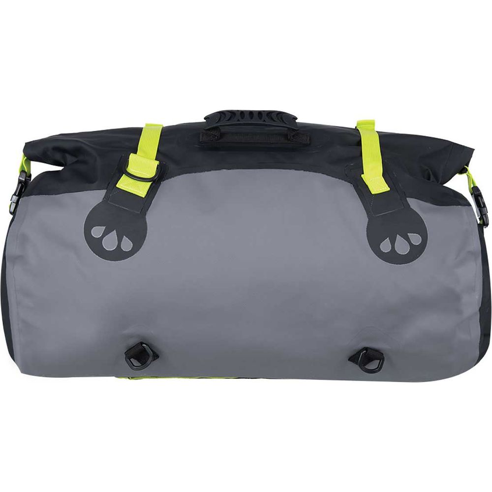 Oxford Aqua T50 Roll Bag Black / Grey / Fluo Yellow - 50 Litres FREE 1 YEAR Returns, FREE UK Delivery | ThrottleChimp