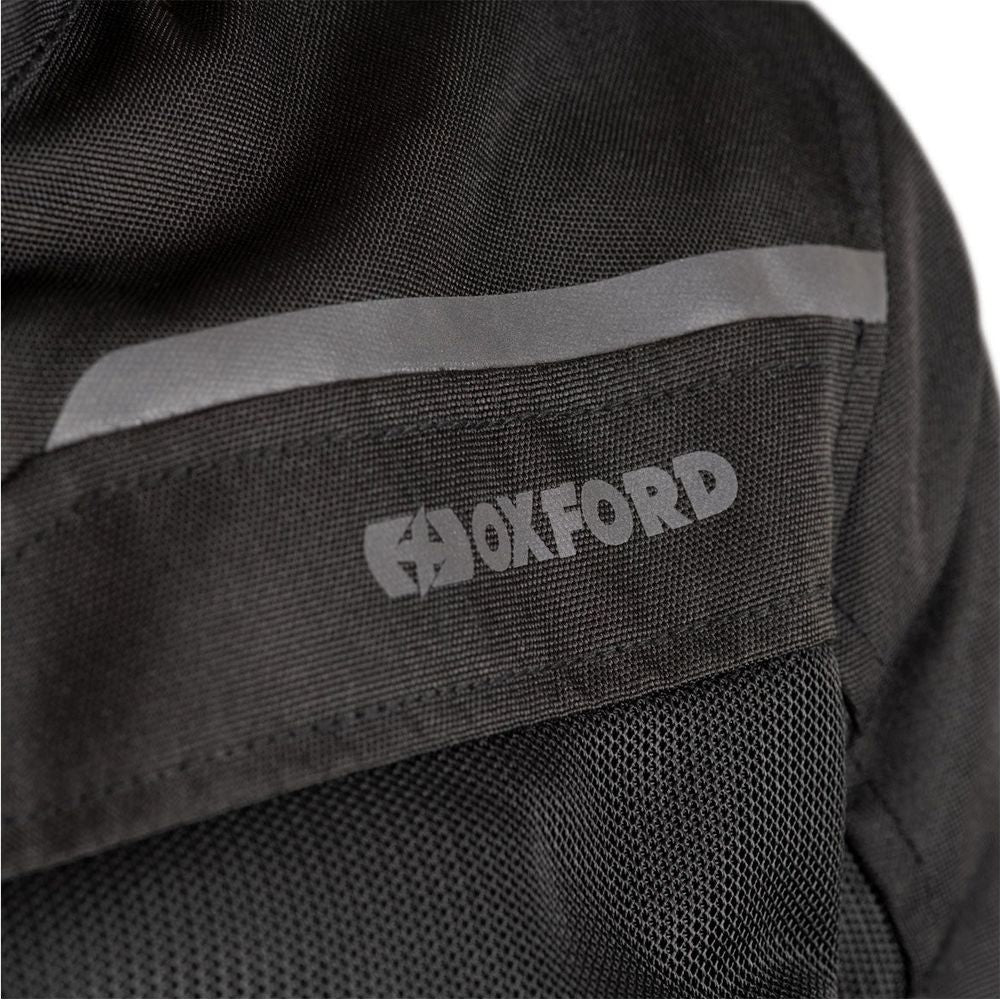 Oxford Arizona 1.0 Air Ladies Textile Jacket Stealth Black FREE 1 YEAR Returns, FREE UK Delivery | ThrottleChimp