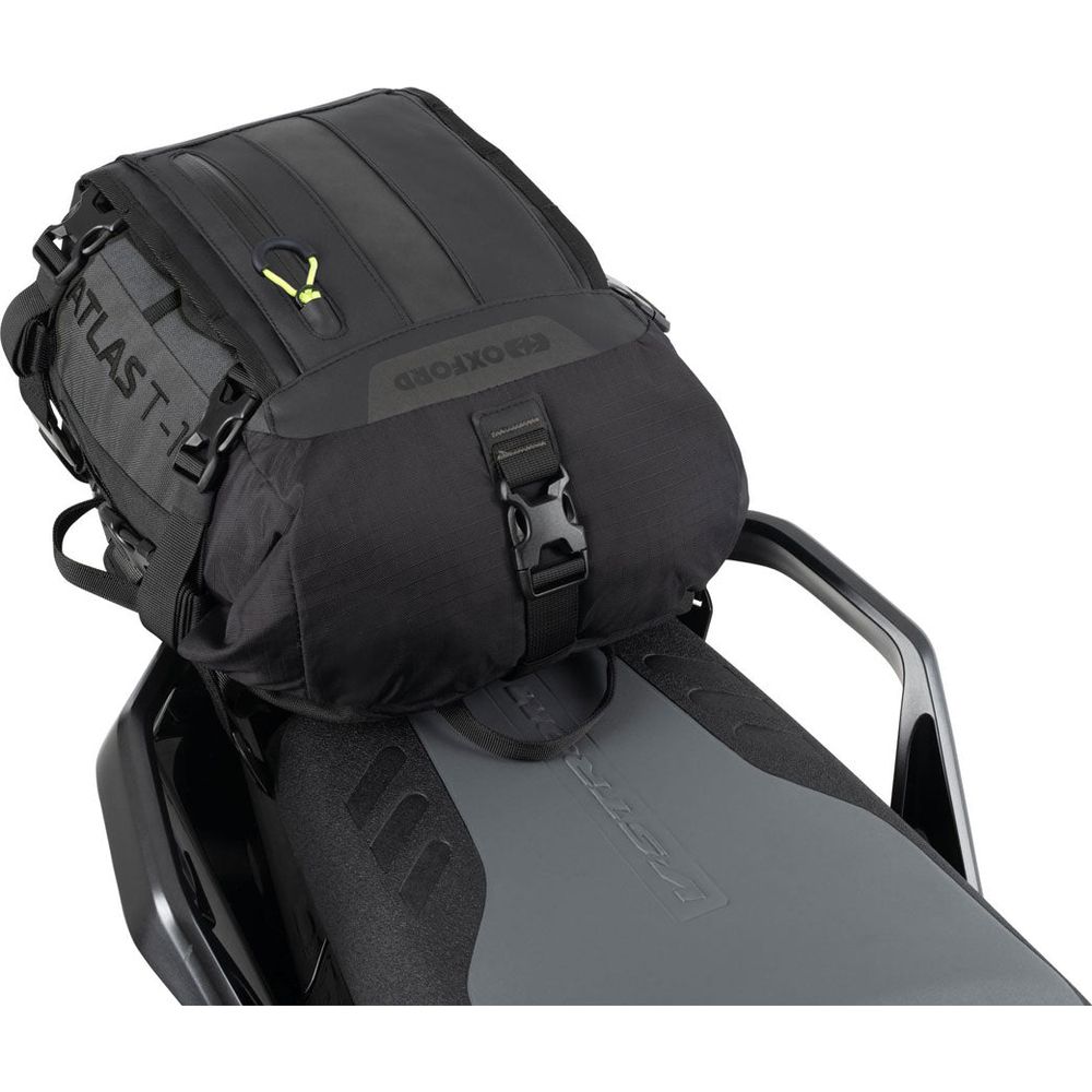 Oxford Atlas T-10 Advanced Tour Pack Charcoal / Black - 10 Liter FREE 1 YEAR Returns, FREE UK Delivery | ThrottleChimp