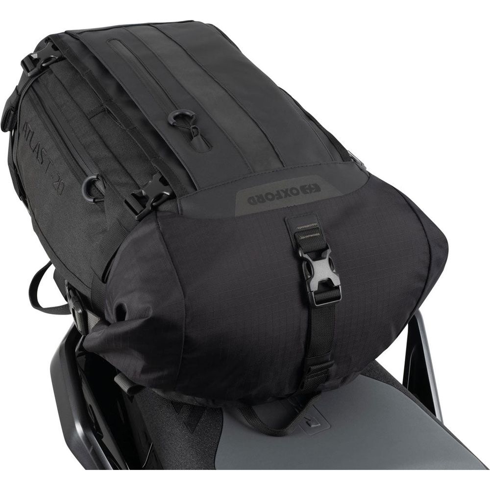 Oxford Atlas T-20 Advanced Tour Pack Black - 20 Liter FREE 1 YEAR Returns, FREE UK Delivery | ThrottleChimp