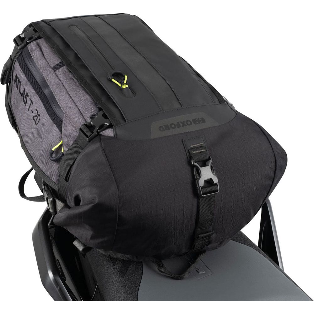 Oxford Atlas T-20 Advanced Tour Pack Charcoal / Black - 20 Liter FREE 1 YEAR Returns, FREE UK Delivery | ThrottleChimp