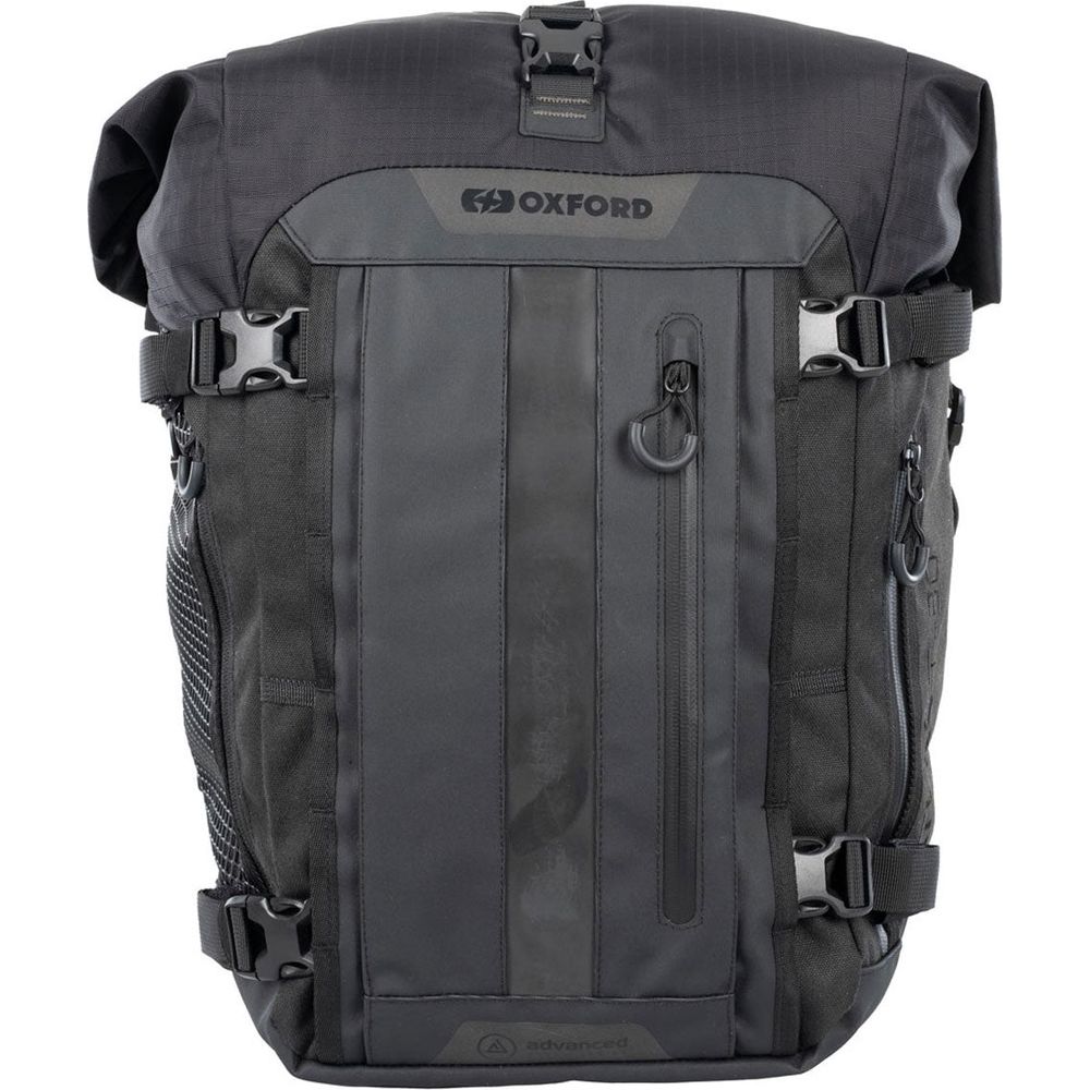 Oxford Atlas T-30 Advanced Tour Pack Black - 30 Liter FREE 1 YEAR Returns, FREE UK Delivery | ThrottleChimp