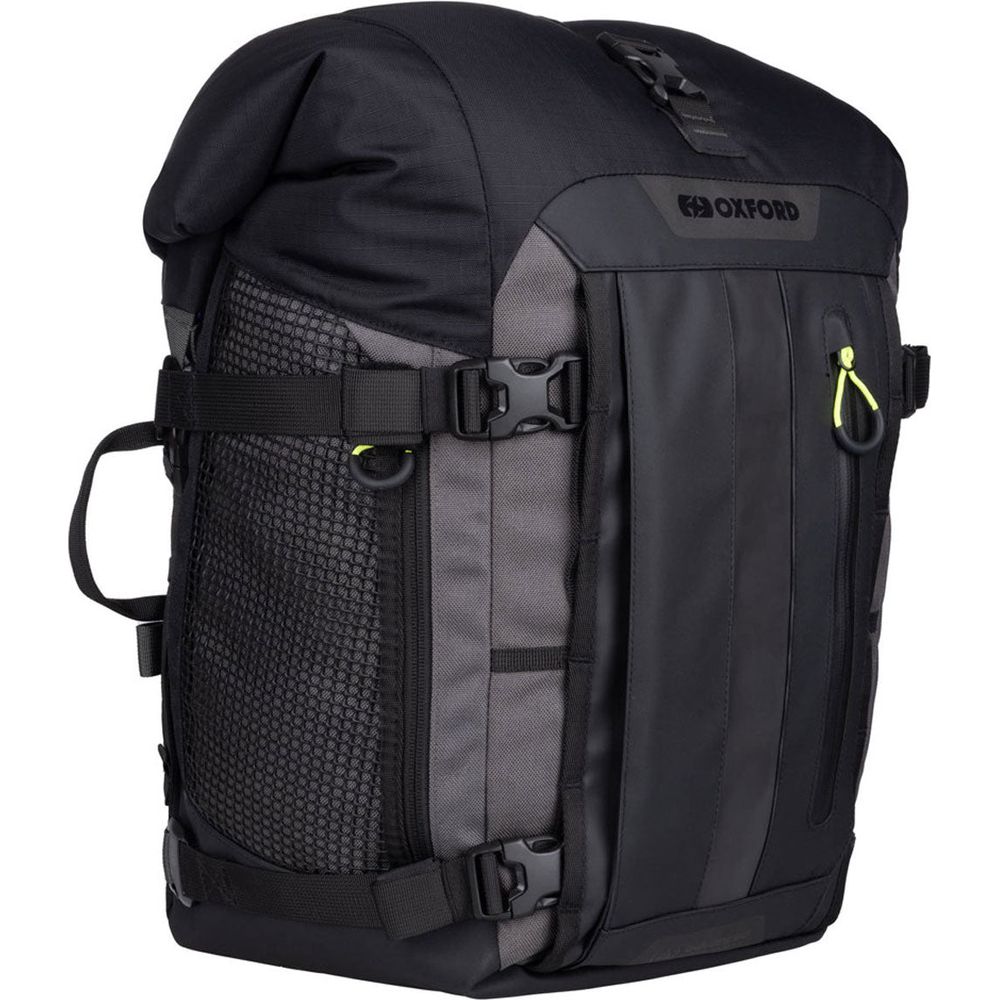 Oxford Atlas T-30 Advanced Tour Pack Charcoal / Black - 30 Liter FREE 1 YEAR Returns, FREE UK Delivery | ThrottleChimp
