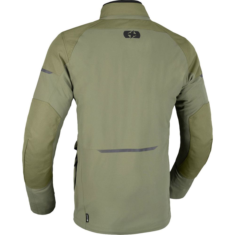 Oxford Barkston Dry2Dry Textile Jacket Khaki FREE 1 YEAR Returns, FREE UK Delivery | ThrottleChimp