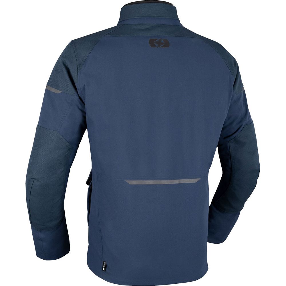 Oxford Barkston Dry2Dry Textile Jacket Navy FREE 1 YEAR Returns, FREE UK Delivery | ThrottleChimp