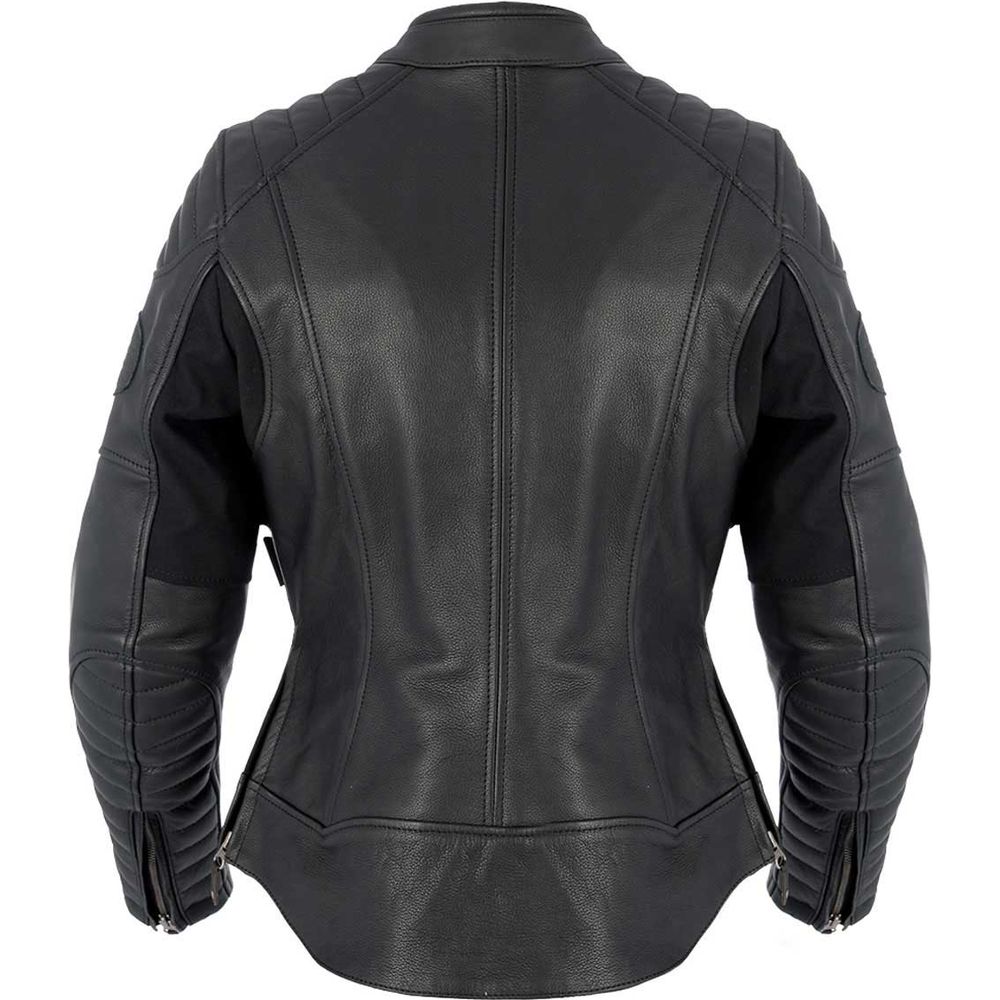 Oxford Beckley Ladies Leather Jacket Black FREE 1 YEAR Returns, FREE UK Delivery | ThrottleChimp