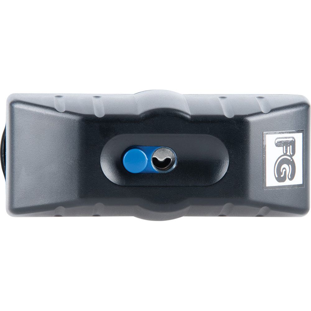 Oxford Boss Alarm Padlock / Disc Lock Black - 16mm FREE 1 YEAR Returns, FREE UK Delivery | ThrottleChimp