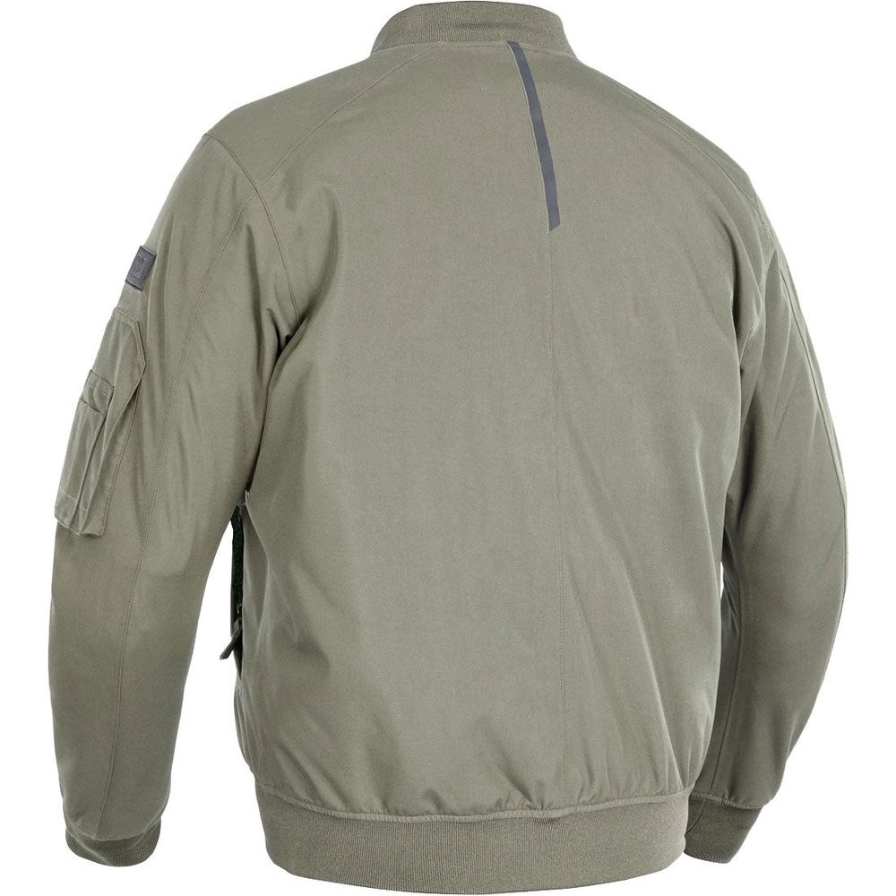 Oxford Bomber Dry2Dry Textile Jacket Khaki FREE 1 YEAR Returns, FREE UK Delivery | ThrottleChimp