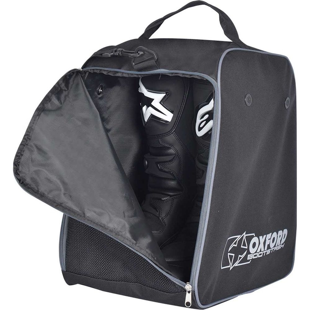 Oxford Bootstash Deluxe Padded Boots Bag Black FREE 1 YEAR Returns, FREE UK Delivery | ThrottleChimp