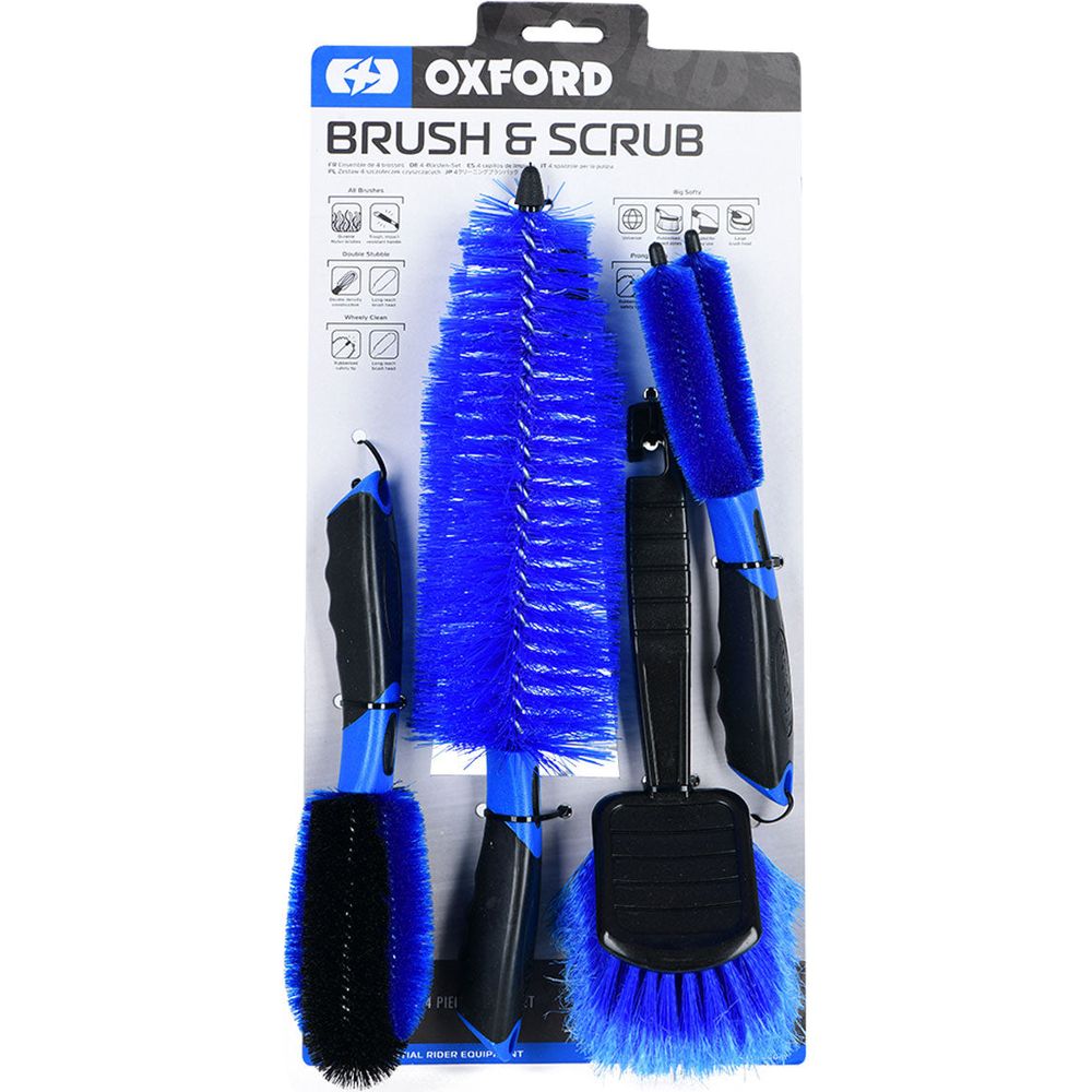 Oxford Workshop Brush & Scrub Cleaning Set FREE 1 YEAR Returns, FREE UK Delivery | ThrottleChimp