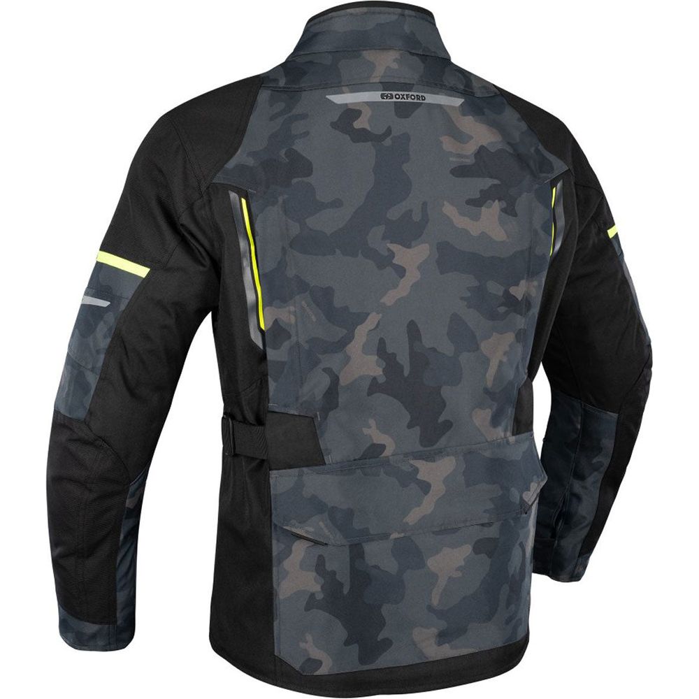 Oxford Calgary 2.0 Dry2Dry Textile Jacket Black / Camo FREE 1 YEAR Returns, FREE UK Delivery | ThrottleChimp