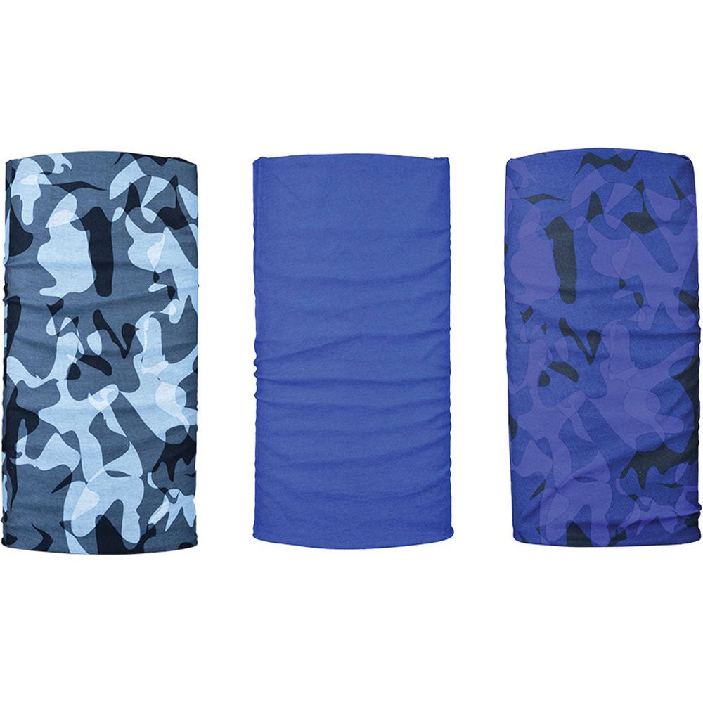 Oxford Comfy Multifunctional Head & Neckwear Havoc Blue - Pack Of 3 FREE 1 YEAR Returns, FREE UK Delivery | ThrottleChimp