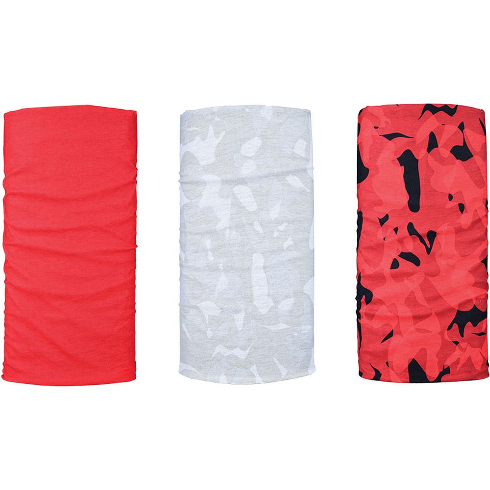Oxford Comfy Multifunctional Head & Neckwear Havoc Red - Pack Of 3 FREE 1 YEAR Returns, FREE UK Delivery | ThrottleChimp