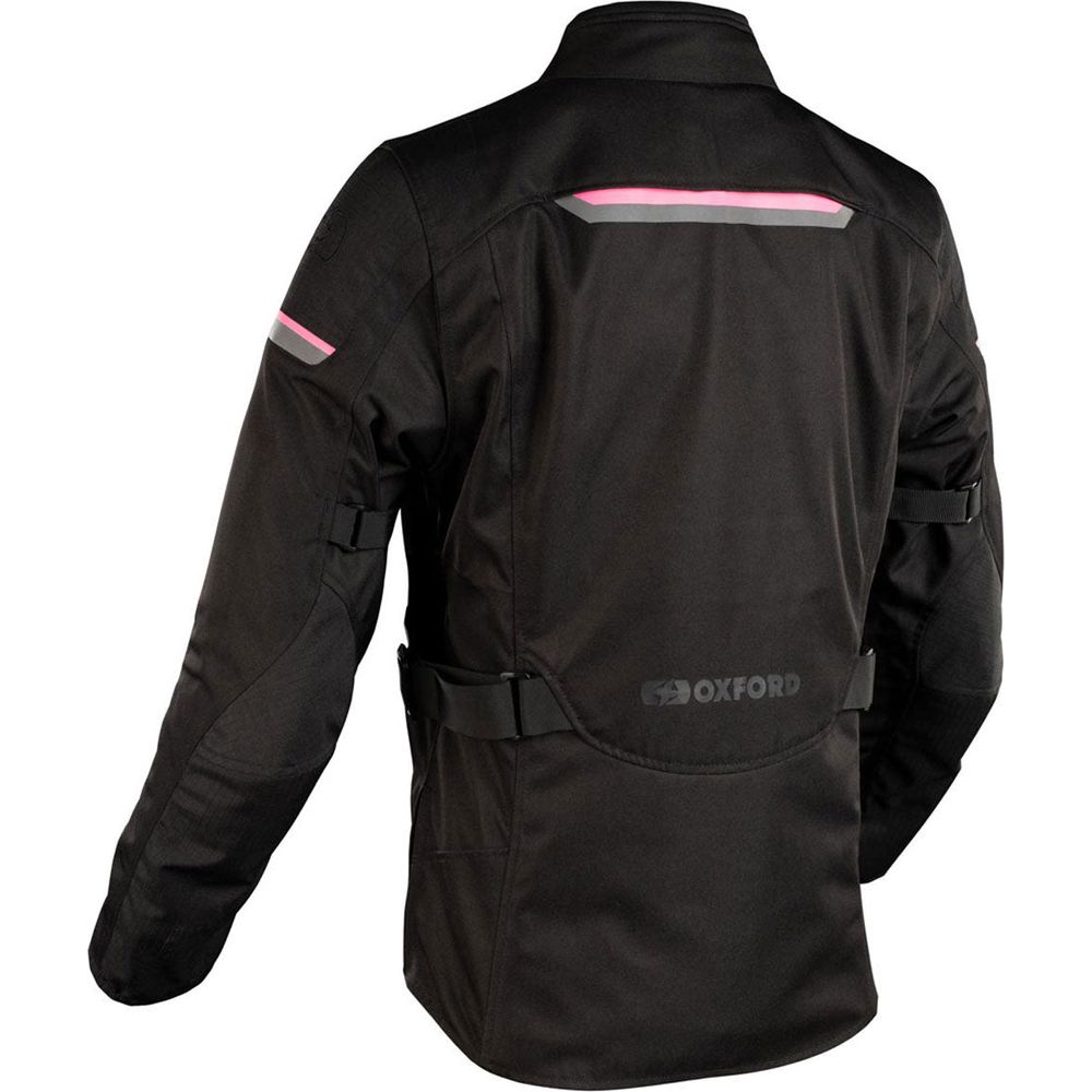 Oxford Dakota 3.0 Ladies Textile Jacket Tech Pink FREE 1 YEAR Returns, FREE UK Delivery | ThrottleChimp